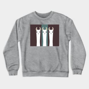 LLAMA TRIPLETS Crewneck Sweatshirt